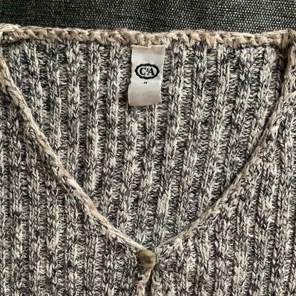 C&A Knit cardigan sweater vintage size M - Picture 8 of 8